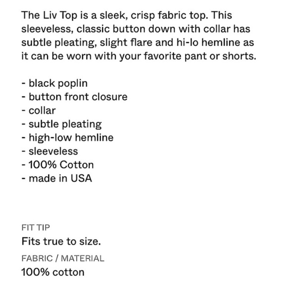 SBJ Austin Liv Button Down Top Modern Minimalist Relaxed Fit One Size S M L XL - Picture 8 of 11